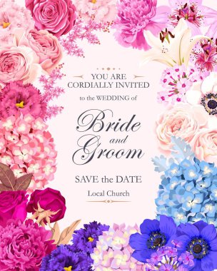 Vintage Düğün Davetiyesi