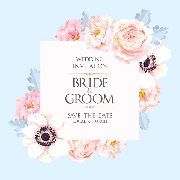 Vintage Düğün Davetiyesi