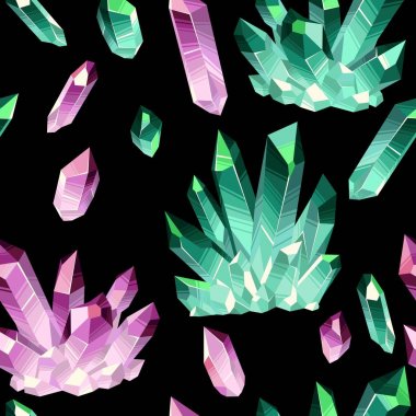 Kristal taşlar ile Seamless Modeli