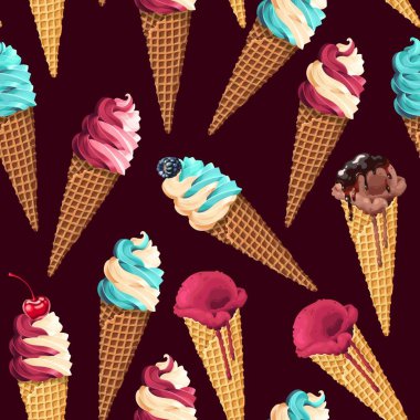 Şekerlerle kusursuz desen