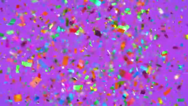Boom Confete Colorido — Vídeo de Stock