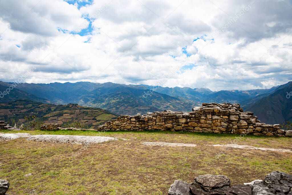 Kuelap or Cuelap is a walled settlement located in the mountains near the towns of Mara and Trigo, in the southern part of the region of Amazonas, Peru. It was built by the  Chachapoyas  culture.