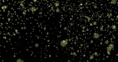 Toz parçacıkları bokeh arka plan ışık sarı şık parlayan col