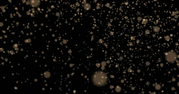 Toz parçacıkları bokeh arka plan ışık sarı şık parlayan col