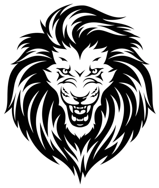 Roaring lion — Stock Vector