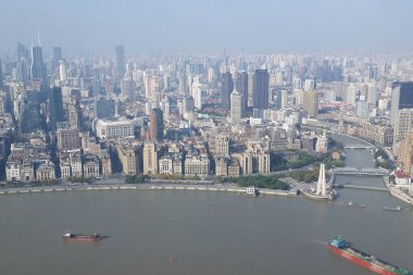 Çin, Şangay şehir manzarası kuleden