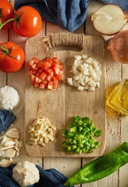 Vejetaryen yemekleri, Sofrito bileşenleri.