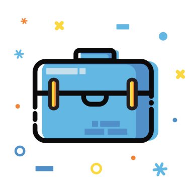 Sanat düz stil illüstrasyon satır. Uygulama geliştirme, iş ve bilgi. Simgeler ve öğeleri koleksiyonu. Ekonomi kavramı