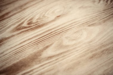 Üstten Görünüm kahverengi ahşap arka plan. Dokulu closeup fotoğraf