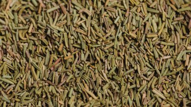 Biberiye baharat. Makro fotoğrafçılık. Gıda kavramı