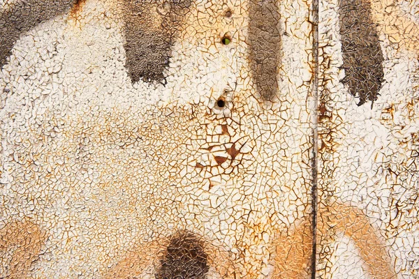 Background rust texture. Hard old painted wall in grunge style. Surface for design and text. Close up view — Stock Photo, Image