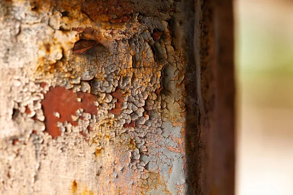 Background rust texture. Hard old painted wall in grunge style. Surface for design and text. Close up view — Stock Photo, Image
