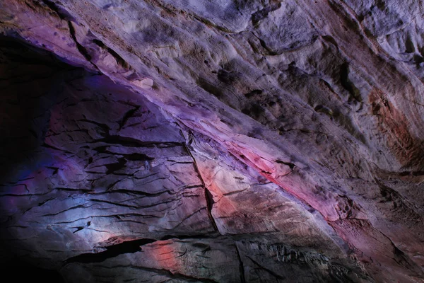 Borra洞穴位于印度东海岸 位于印度安得拉邦Visakhapatnam区阿拉库山谷的Ananthagiri山上 波拉洞穴内岩石的形成 印度的石笋和石笋洞穴 — 图库照片