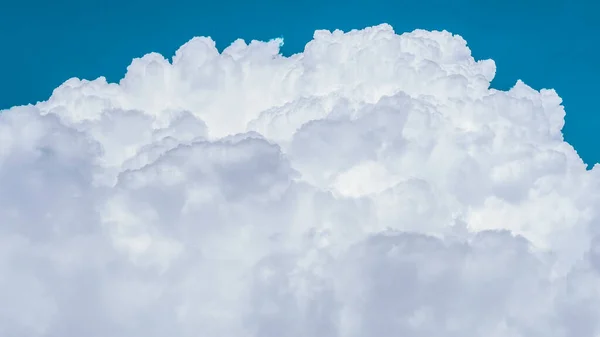 Blue sky white cloud white background. Beautiful sky and clouds in the afternoon in Sisaket,Thailand