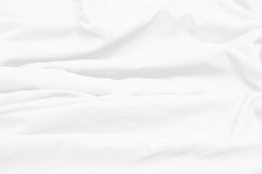 Soyut arka plan izole edildi. Soyut beyaz dalgalar. Perdeden el salla. Beyaz dalga arkaplanı.