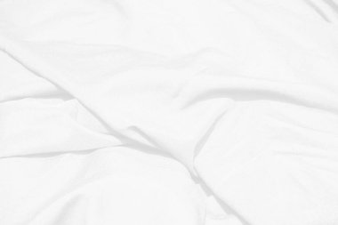 Soyut arka plan izole edildi. Soyut beyaz dalgalar. Perdeden el salla. Beyaz dalga arkaplanı.