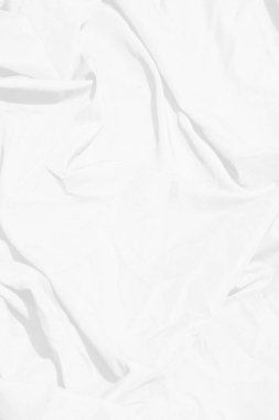 Soyut arka plan izole edildi. Soyut beyaz dalgalar. Perdeden el salla. Beyaz dalga arkaplanı.