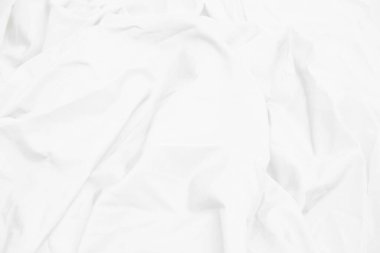 Soyut arka plan izole edildi. Soyut beyaz dalgalar. Perdeden el salla. Beyaz dalga arkaplanı.