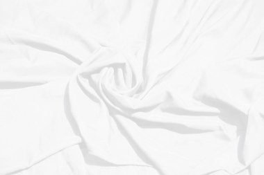 Soyut arka plan izole edildi. Soyut beyaz dalgalar. Perdeden el salla. Beyaz dalga arkaplanı.