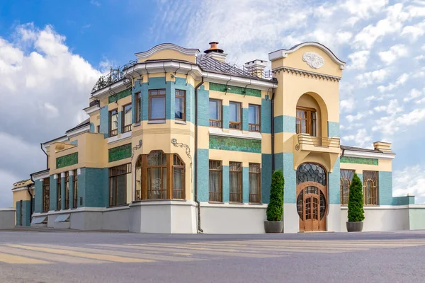 Samara Russland September 2019 Jugendstilhaus Kurlin Mansion Stockbild