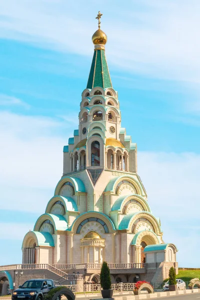 Samara Russia August 2019 Sophia Cathedral Wisdom God 스톡 사진