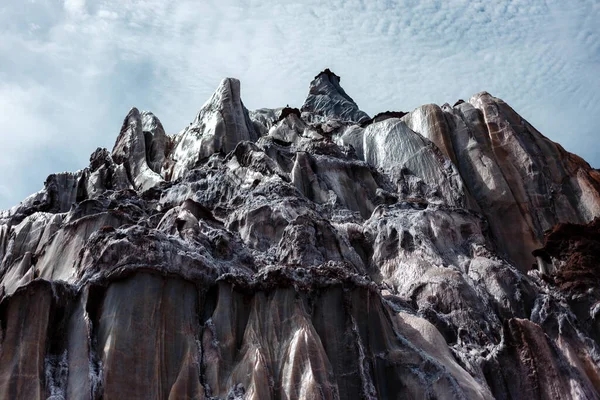 Вулканічний Острів Ормуз Ірані Провінція Хормозган Дивовижний Марсіанський Ландшафт Одна — стокове фото