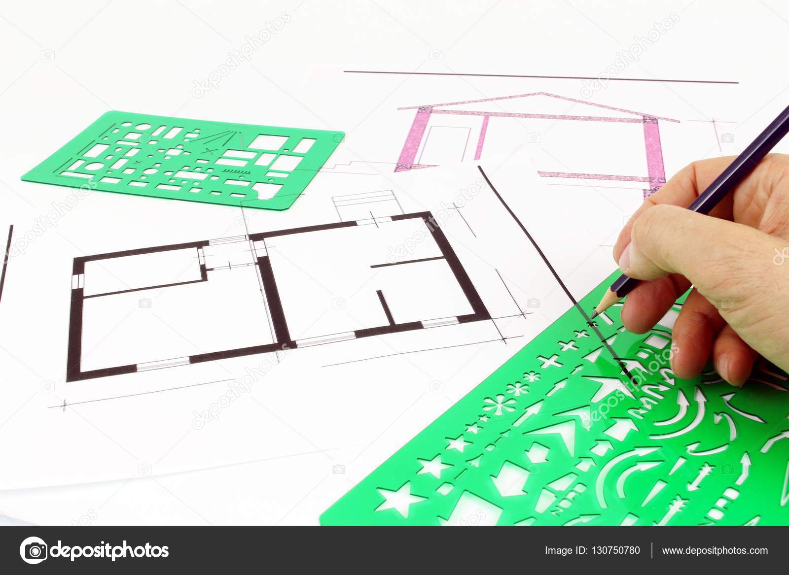 Progetto di architettura degli interni — foto stock © barbacane ... Architettura degli interni