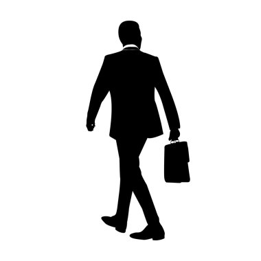 İzole iş adamı illüstrasyon