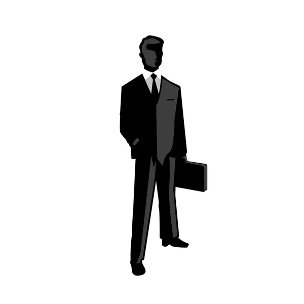 Illustration d'homme d'affaires isolé — Image vectorielle