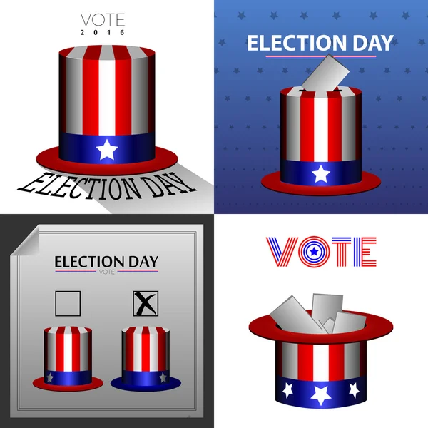 Ilustración del día electoral — Archivo Imágenes Vectoriales