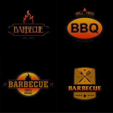 Barbekü illüstrasyon vektör