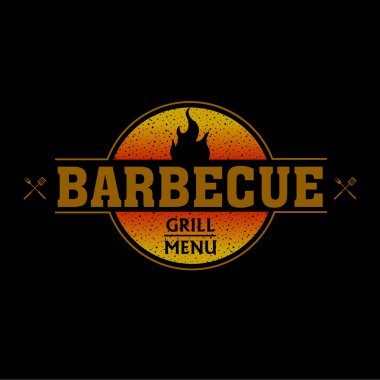 Barbekü illüstrasyon vektör