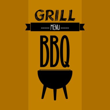 Barbekü illüstrasyon vektör