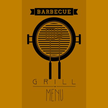 Barbekü illüstrasyon vektör