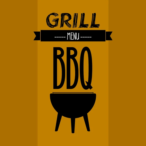 Grill-Illustrationsvektor — Stockvektor