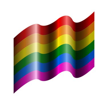 İzole bayrak illüstrasyon