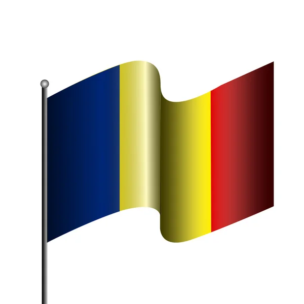 Illustration de drapeau isolé — Image vectorielle