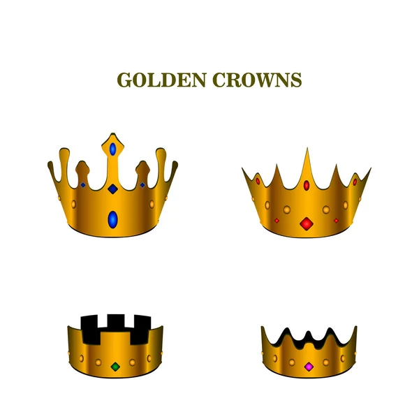 Illustration de couronne isolée — Image vectorielle