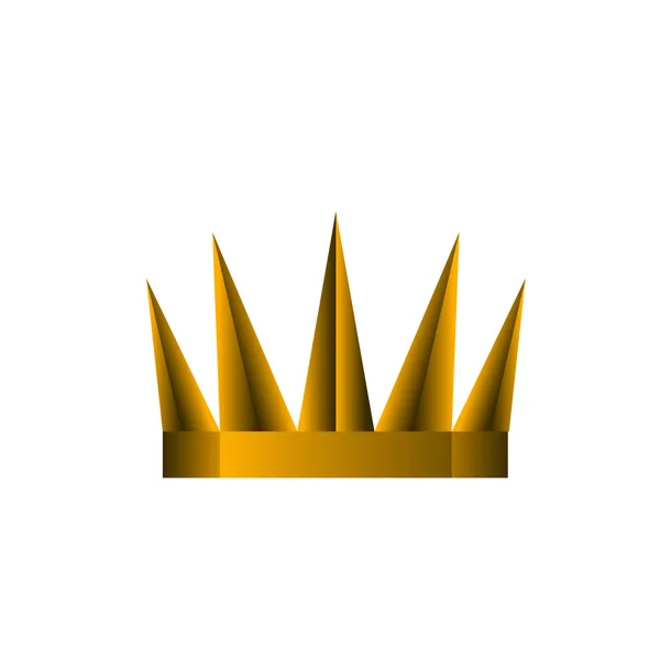 Isolerade crown illustration — Stock vektor