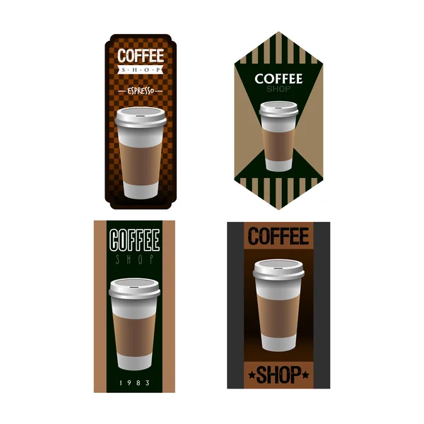 Ilustración fondo café — Vector de stock