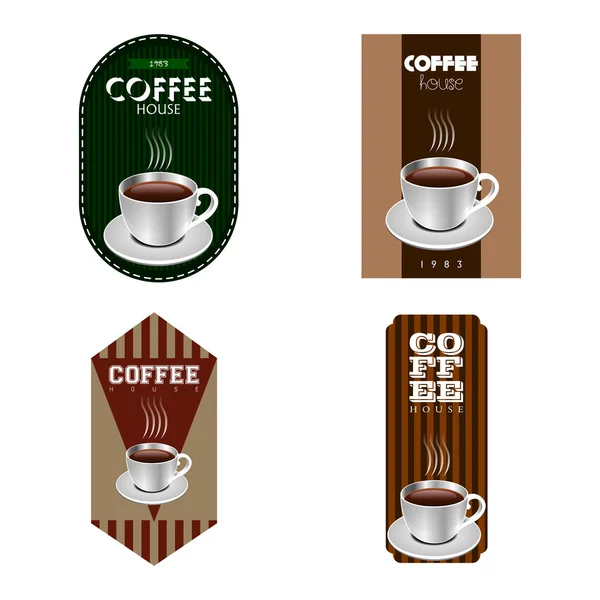Káva pozadí obrázku — Stockový vektor