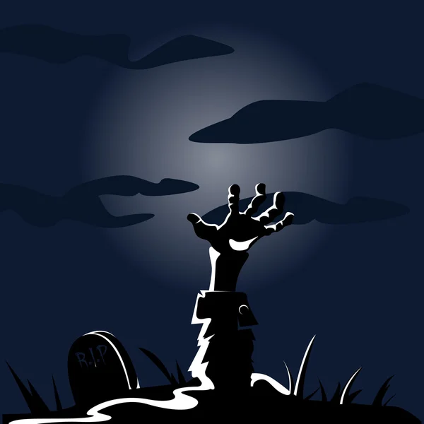 Halloween-kaart illustratie — Stockvector