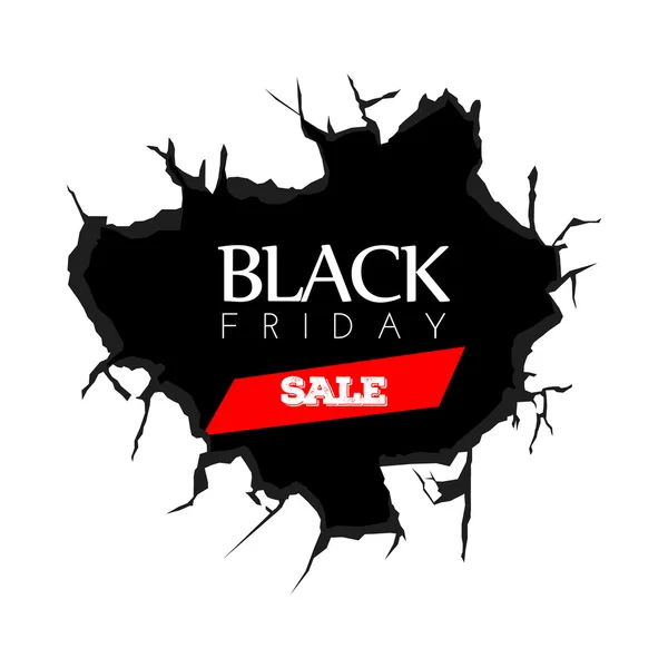 Illustration zum Black Friday — Stockvektor