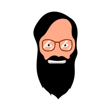 Hipster portre çizimi