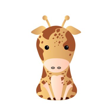 İzole sevimli hayvan