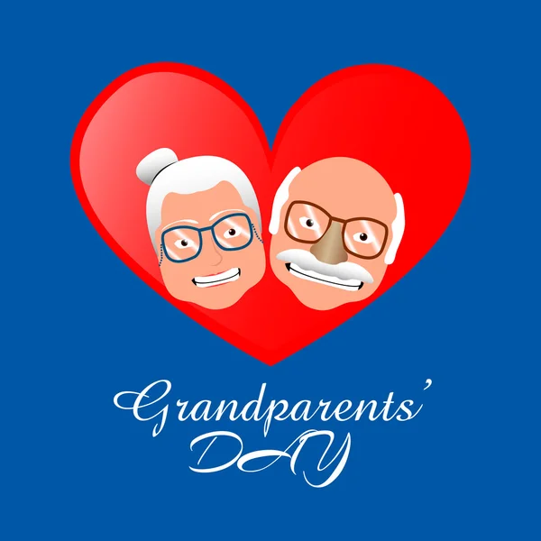 Feliz día de los abuelos — Vector de stock