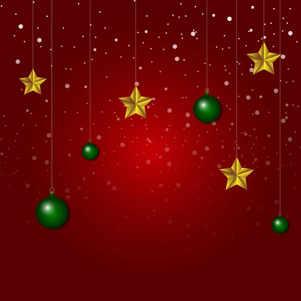 Illustration de milieux de Noël — Image vectorielle