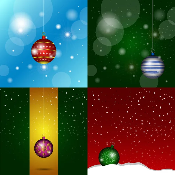 Christmas backgrounds illustration — Stock Vector