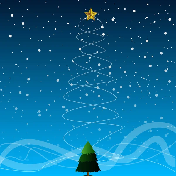 Fondo de Navidad ilustración — Vector de stock