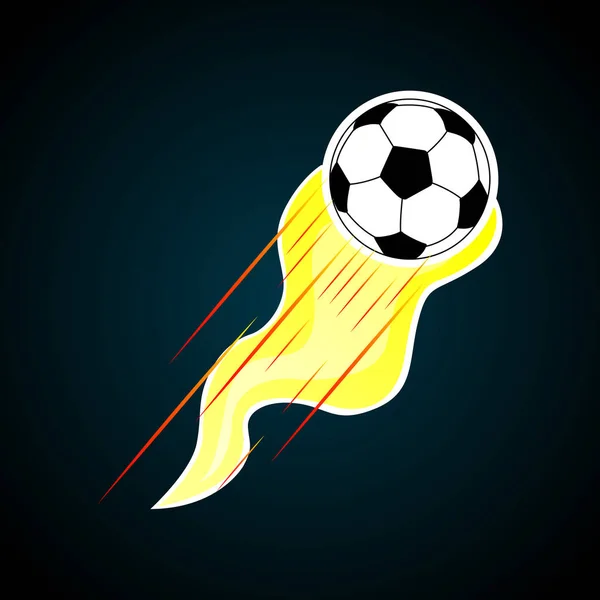 Diseño gráfico de fútbol — Vector de stock